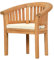 Kai Wiechmann Auflage Bananensessel Gartensessel Polster geschwungen 57 x 43 cm Creme Premium