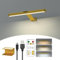 Wireless Picture Light Rechargeable, 2 in 1 Painting Light with Remote, 300LM Art Battery Display Lamp Dimmer Timer, 3 Modes Magnetic Wall Light for Artworks Dartboard