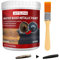 LINGJIONG Pintura removedora de óxido de metal de 300 g, pintura al agua con cepillo, removedor de óxido multiusos, barrera protectora antioxidante para muebles de metal, fregadero, cortacésped,