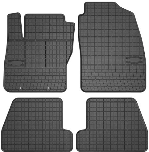 SMK Gummimatten auto fußmatten Satz passend für Ford Focus III 2010-2019 Erleben Sie einen neuen Standard des Reisens mit rutschfesten auto fussmatten - Mehrjahres- auto teppiche für alle Straßenverhä
