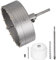 sourcing map Sega a tazza per calcestruzzo, diametro 160 mm, con punta in carburo, codolo rotondo, per calcestruzzo, cemento, mattoni, pietra, muri