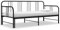 TANZEM Tagesbett Ausziehbar Schwarz Metall 90x200 cm, Schlafsofa, Daybed, Bettsofa, Sofa Bed, Sofabett, Schlafcouch, Jugendbett, Bettgestell, Bettcouch - 324752
