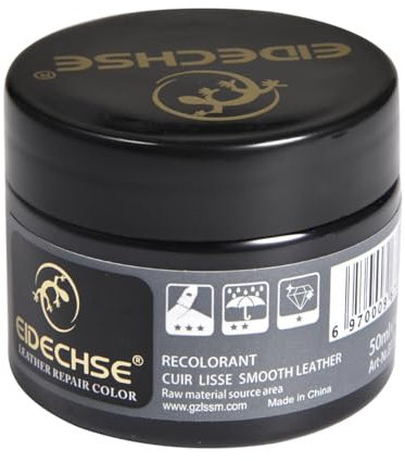 Leder Reparatur Set Lederreparatur Creme 50 Ml Cremefarbene Schuhcreme Für Leder Für Auto Lederlenkrad Sofa Jacke Geldbörse Gürtel Schuhe Kunstleder Kratzer Risse Lederreparatur Creme