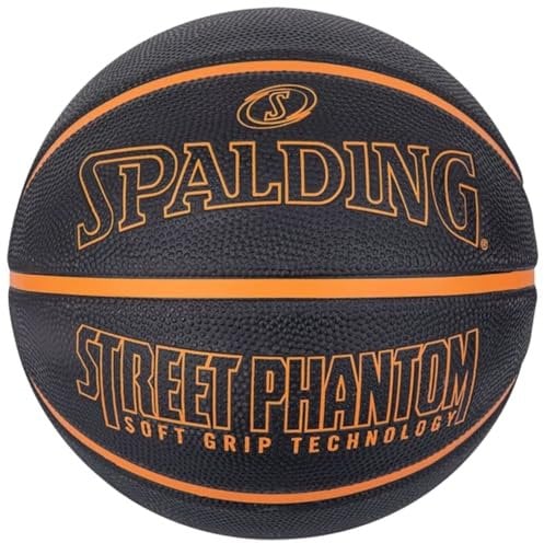 Spalding Phantom Ball 84389Z, Unisex basketballs, Black, 6 EU