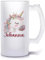 Unikatolo Bierkrug mit Name personalisiert | Einhorn | Glasbierkrug individuell bedruckt | Biergeschenk für Männer und Frauen zum Geburtstag Junggesllenabschied Brauerei Bier brauen Pils Craft Beer