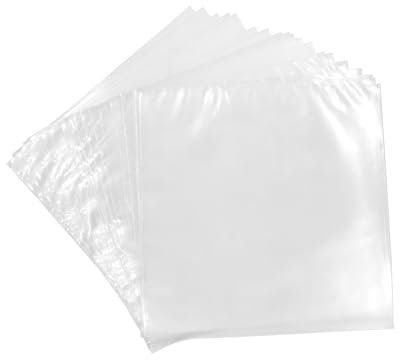 Vinyl Record Outer Sleeves LP Album Covers Clear Anti-Static Vinyl Record Storage Protector for LP Storage (7inch 25PCS)