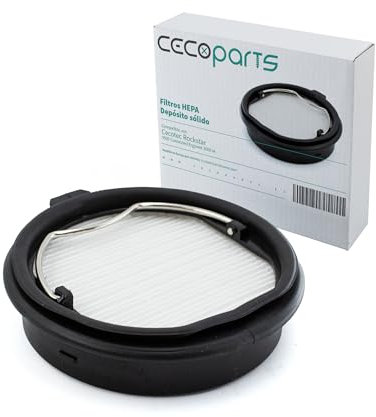 CECOPARTS Filtro para Rockstar 9500 Connected Ergowet 3000 IA. Filtro de Alta Eficiencia para aspirador de Escoba.