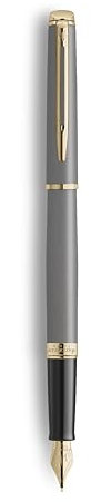 Waterman Hémisphère Fountain Pen | Stone Grey (The Understated Edit Collection) | Medium Nib with Blue Ink | Gift Box