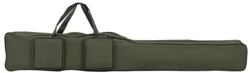 Gecheer Angelrutentasche Rutentasche Angeltasche Rutenfutteral Dunkelgrün 150 cm Oxford-Gewebe