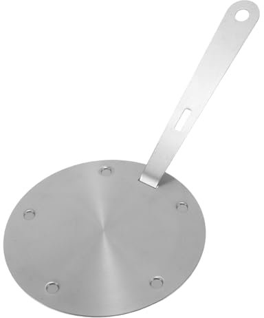 LIGIGWASH Induction Heat Diffuser Plate Stainless Steel Cooking Interface Disk for Induction and Gas Stoves Multi-Functional Defrosting Board for Versatile Kitchen Use