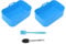 Fictory Pentola in silicone per doppia friggitrice Ninja 8QT, antiaderente, facile da pulire, blu