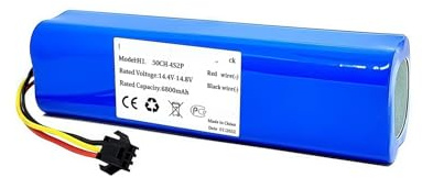 Remplacement de la Batterie de l'aspirateur 5600mAh / 6800mAh. Compatible avec Neatsvor X520 X600 Pro. Batterie de Robot Balayage(5600mAh)