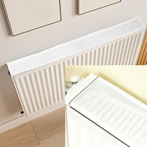 Magnetic Radiator Covers Top, Dustproof PVC Mesh Heater Protector, Radiator Dust Cover with Strong Magnets, Home Radiator Cover for Home Decoration(180x10cm/71x4in)