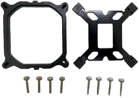 YUGSHNKFC CPU Lüfterrahmen Stützbasis Mit Installationsschrauben Für 1700 1200 115x 2011 1366 Retention Backplates Set CPU Kühler Montagehalterungen