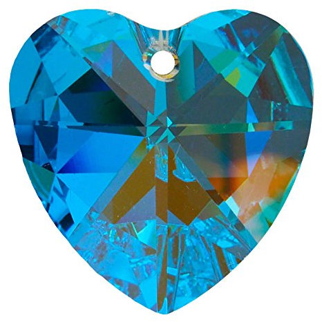 AMBROS® Kristall Herz Ø 40mm Crystal AB 30% PbO ~ Fengshui Suncatcher