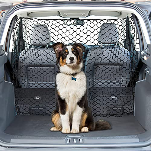 Car Dog Guard, Cargo Net Pet Car Safety Barrier Separation Net Fence Protection 120*70cm