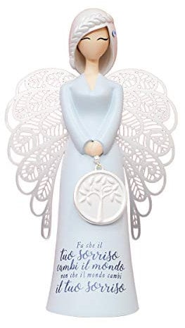 You are an angel Alf003I Ange avec Citation 17 cm
