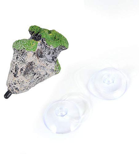 Aquarium Schmücken Schwimmende nanahmen Stein Ausschmückung künstliche für Fischbecken Aquarium Dekoration Aquarium Fischbecken Ornament Landschaft (Klein)