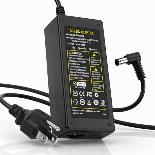 ROLADA 19V 2.53A - Fuente de alimentación para Samsung A4819-FDY UN32J UN22H 22 32 HDTV TV Samsung UN32J400 UN32J5003AF UN32J400DAF UN32J400DAFXZA UN32J5205 UN32J5205AF UN32J4000AF A4819-FDY