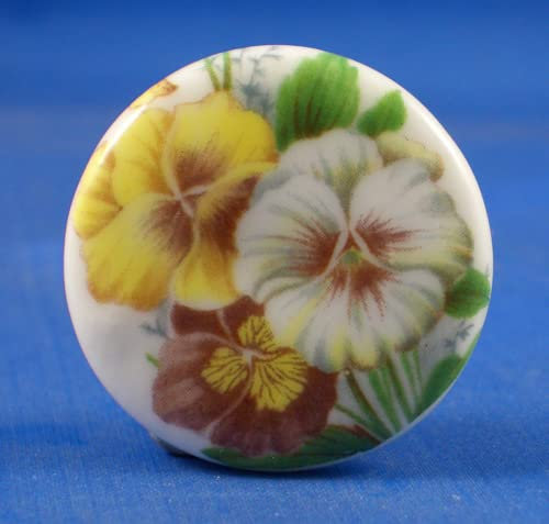 Birchcroft China Stiefmütterchen mit Knopf