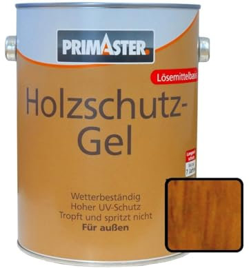 Primaster Holzschutzgel eiche 5 l seidenmatt 70 m² für Außen