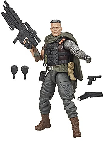 Hasbro Marvel Legends Series X-Men 15 cm große Cable Action-Figur, mit 5 Accessoires, ab 14 Jahren