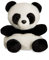 Aurora World Aurora, 61350, Palm Pals Bamboo Panda, 13cm, Plüschtier, Schwarz und Weiß