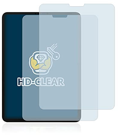 BROTECT (2 Stück Schutzfolie für Apple iPad Pro 11 2021 (3. Gen.) Displayschutz Folie Made in Germany, Ultra-Klar