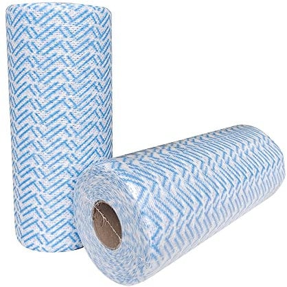 Reusable Cleaning Cloths Disposable Cleaning Cloth Rolls J Cloth - 2 Roll Blue Pack of 100.