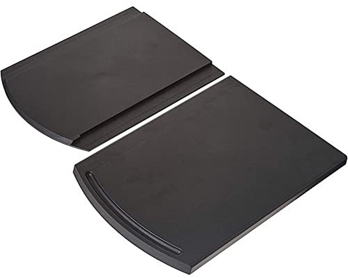 DanLink Multifunktionales Kaffee Schiebetablett für die Heimküche, Dehnbare Matte für Kaffeemaschinen, Mixer, Küchenmaschinen, Haushaltsgeräte, Toaster Schwarz