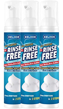 Spray de limpieza sin aclarado, limpiador de burbujas multiuso de cocina de limpieza profunda, potente kit de eliminación de manchas para el baño, el coche, la casa (2)