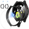 Diruite 4 Pièces pour Samsung Galaxy Watch 5 44mm Verre Trempé Film+Coque, Anti-Rayures PC Protecteur Coque pour Samsung Galaxy Watch 5 44mm Protective Case*2+Protection Écran*2