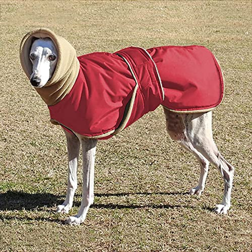 BIHANI Extra großer Hundemantel Winter Haustierjacke mit hohem Kragen, wasserdichte super warme Weste Kleidung für mittelgroße große Hunde, Windhund Wolfshund Schäferhund Kleidung (Farbe: A, Größe: