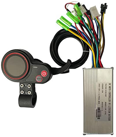 Orton 36V 48V 500W/750W 22A Elektrofahrrad-Controller mit LCD-Display Daumengas für Ebike Elektroroller