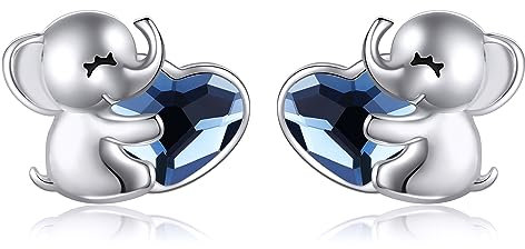ONEFINITY Elefanten Ohrstecker 925 Sterling Silber Elefanten Ohrringe Schmuck für Damen Mädchen