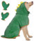 Accappatoio per Cani in Microfibra, Bibykivn Super Assorbente Regolabile Asciugamano per Animali Domestici Morbido Cappotto Bagno con Cappuccio per Asciugare Cane Dopo il Bagno (M, Verde)