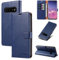 STAWLKA Case for Samsung Galaxy S10 Plus, Premium PU Leather Flip Magnetic Buckle Wallet Case Kickstand Blocking RFID Shockproof Protective Phone Cover for Samsung Galaxy S10 Plus - Blue