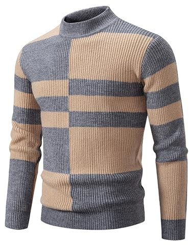 Blend Pullover Herren mit reißverschluss Norweger Pullover Herren original Winterpullover Herren Herren Pullover ohne Kapuze Herrenmode Deal of The Day Prime Today Pullover Herren XXXL