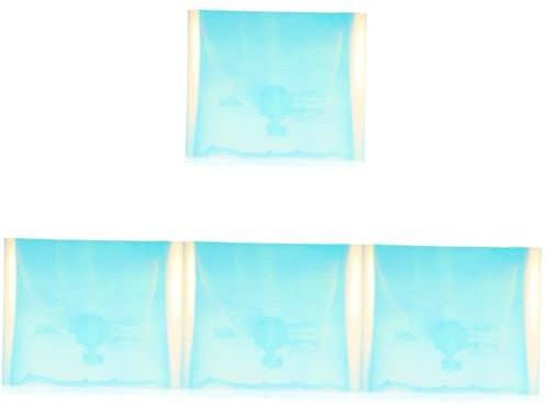 NUOBESTY 4 Rollos Luminosos Htv DIY Suministros De Tela Con Letras De Película Que Brillan En La Oscuridad Para Planchar En Vinilo Transparente Para Planchar En Vinilo Para Prendas De