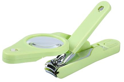 Mipcase 1pièce Pince à Ongles Avec Loupe Et Lumière Led Coupe-ongles Pratique Pour Mains Et Acier Inoxydable Durable Et Ergonomique