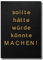 CLEAN SPORTS® Sollte, hätte, würde, könnte, Machen! Motivationsposter - Business Motivation im Din A1 und A2 Format - Motivationsbild fürs Büro und Deinen Erfolg - ohne Rahmen (DinA1)