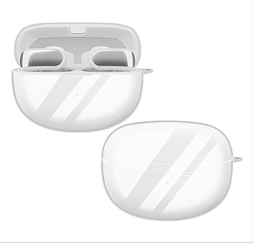 GIOPUEY Clear Case Compatible with Bose Ultra Open Earbuds, Ultra-thin soft Cover, Slim-Fit,Anti-Fall,Not Easy to Dirty - Clear