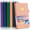 Taschenkalender 2024-2025 - 18-Monats-Kalender Tasche, Jul.2024-Dez.2025, Arbeit Tagebuch Planer, Männer Frauen's Tagebuchplaner, A6 2024 Tagebuch mit Stift Schleife, Rosa Leder Tasche Tagebuch