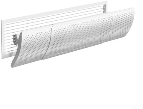 WIIYENA Deflector de aire acondicionado central retráctil, deflectores de aire acondicionado anti soplado directo, deflector para aire acondicionado de pared (sin filtro)