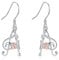 Klarinetten-Ohrringe aus Sterlingsilber Klarinetten-Musiknoten-Ohrhänger Musikschmuck für Frauen