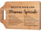 Gleevara Cadeau Maman, Cadeau Anniversaire Maman - Planche à Découper en Bambou Unique, Cadeau de Cuisine pour Mama, Cadeau Fete des Meres pour Maman de Fille Fils