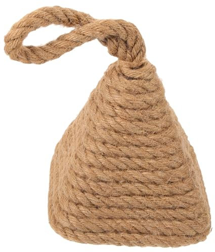 Angoily Cotton Rope Woven Door Stopper Collision Ball for Bedroom Home Decor Heavy Ball Knot Door Stop Protector