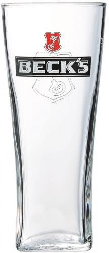 Celebration Spirits Beck's Pint-Glas, offizielles Markenprodukt, Premium-Glas, 590 ml (1 Stück)