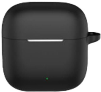 Custodia protettiva in silicone liquido, compatibile con Oppo Enco Air, leggera e sottile, anti-caduta, confortevole al tatto (nero)