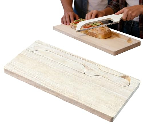 Tagliere Pane - Con Slot Utensili Da Cuocere Grandi - Tagliere Di Pane Per Cucina - Per Casa Cucina Ristorante Panettieri Principianti